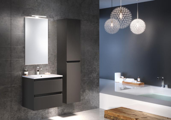 Rivage Opale Anthracite avec Colonne
